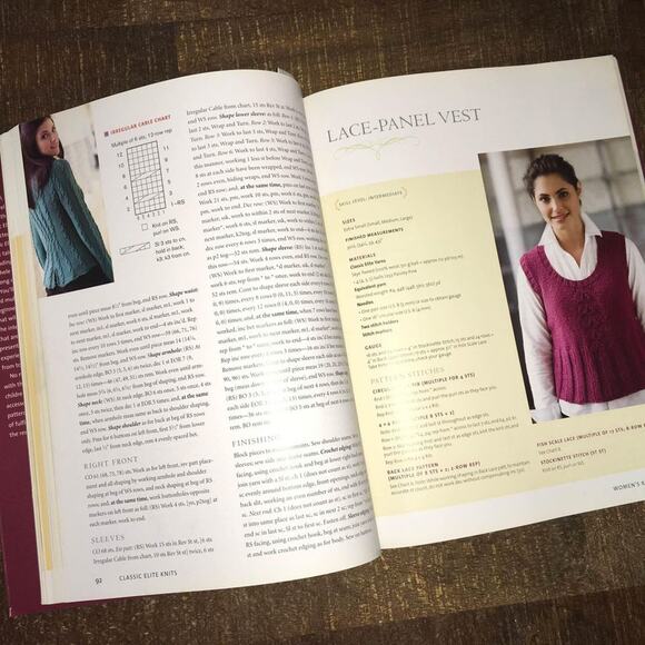 Classic Elite Knits 100 Gorgeous Knitting Patterns with Classic Elite Yarns - Picture 4 of 10